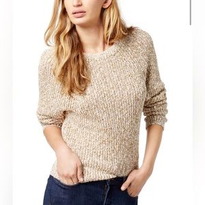 Free People Electric City Pullover Sweater Size Medium Cream OB560520